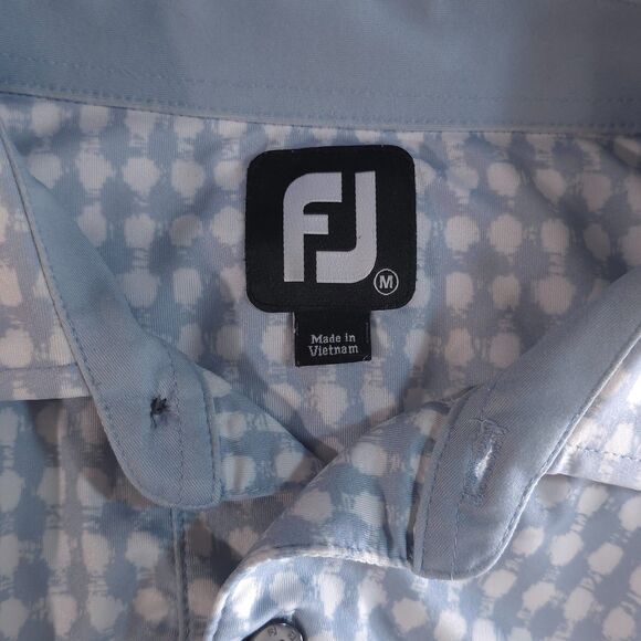 FootJoy FJ Golf Polo Shirt Men’s M Trails Golf Club Embroidered Logo - Picture 9 of 16